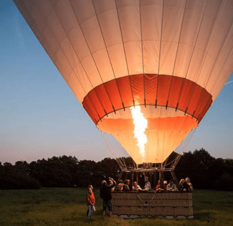 Giv en tur i luftballon i gave » Ballonflyvning