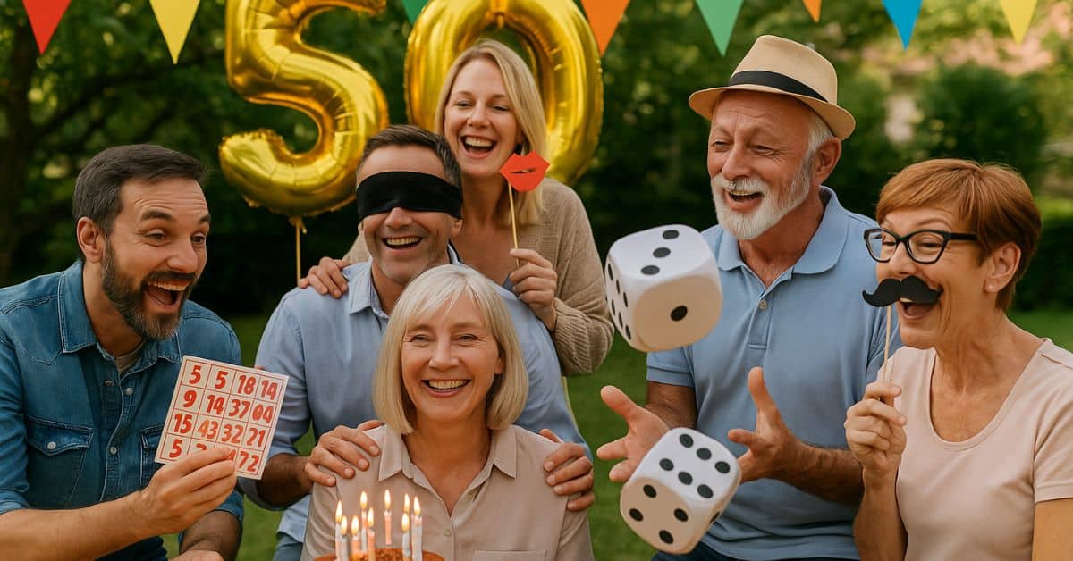 5 sjove og hyggelige idéer til underholdning til 50 års fødselsdag