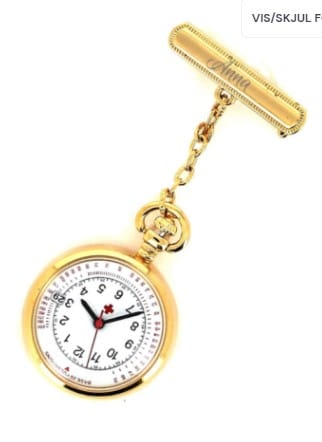 Gave til sygeplejerske » sygepleje ur i guld gave til sygeplejerske