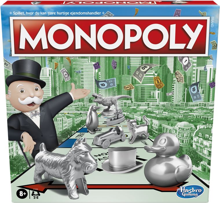 Gave til 7 årig » Hasbro Monopoly Classic