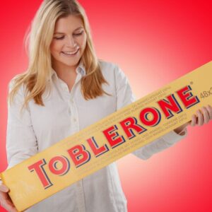 Gigantisk Chokolade Toblerone