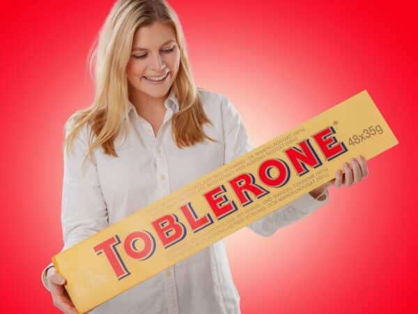 Gigantisk Chokolade Toblerone