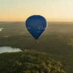 oplev danmark fra en varmluftballon