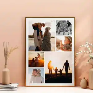 Personlige collage plakater