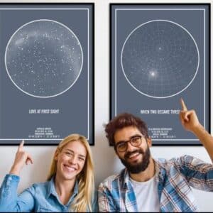 Personlig stjernehimmel plakat