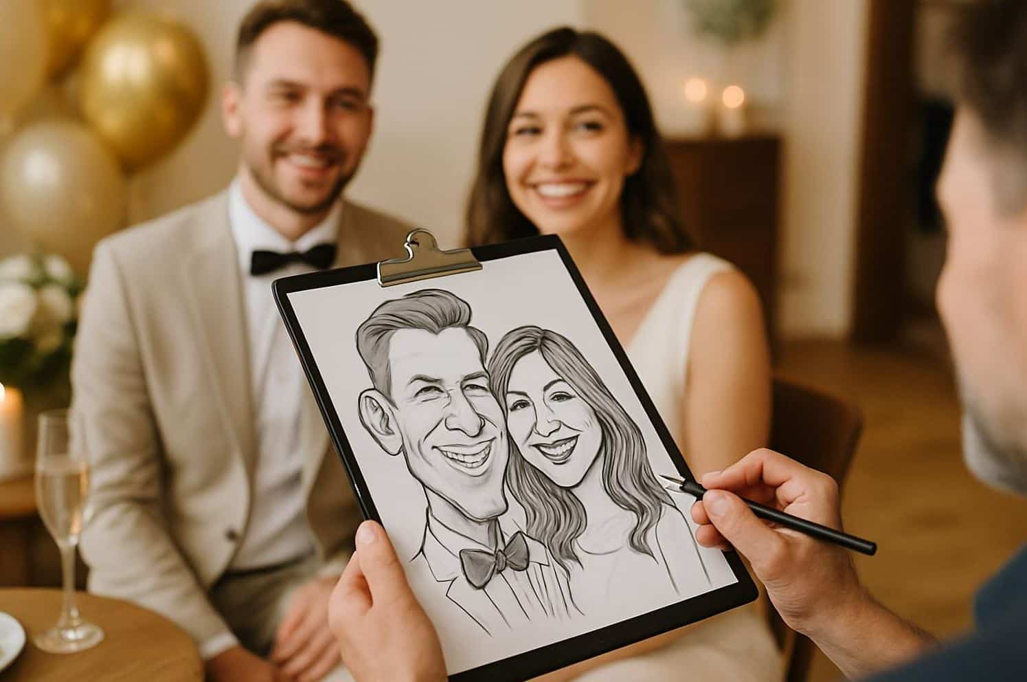 Personlige gaver i 2026: Karikaturtegninger hitter til fødselsdage, bryllupper og jubilæer